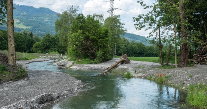 Der revitalisierte Werdenberger Binnenkanal in Sevelen. Foto: Ralph Dietsche